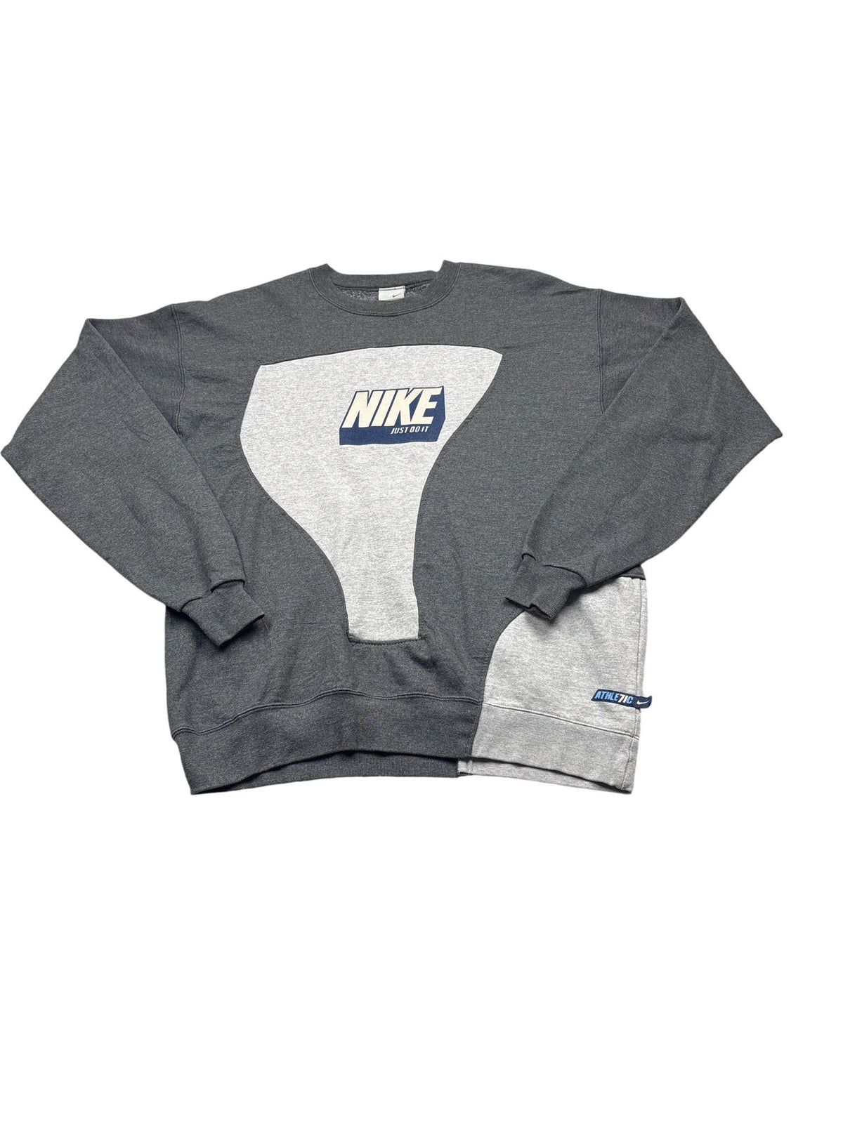 Vintage Grey Nike Rework Crewneck Sweatshirt (S)