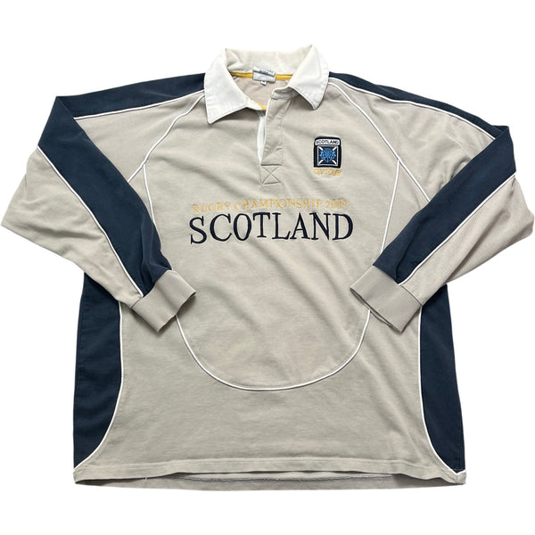 Vintage Beige Scotland Rugby Championship 2019 Jersey (XL)