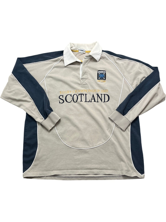 Vintage Beige Scotland Rugby Championship 2019 Jersey (XL)