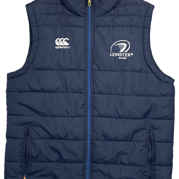 Vintage Navy Canterbury Rugby Vest Leinster (M)