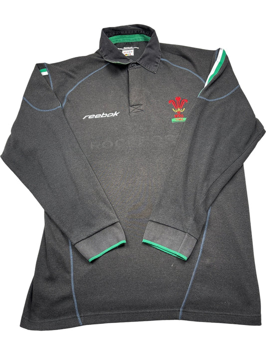 Vintage Grey Whack Vintage Rugby Shirt (S)