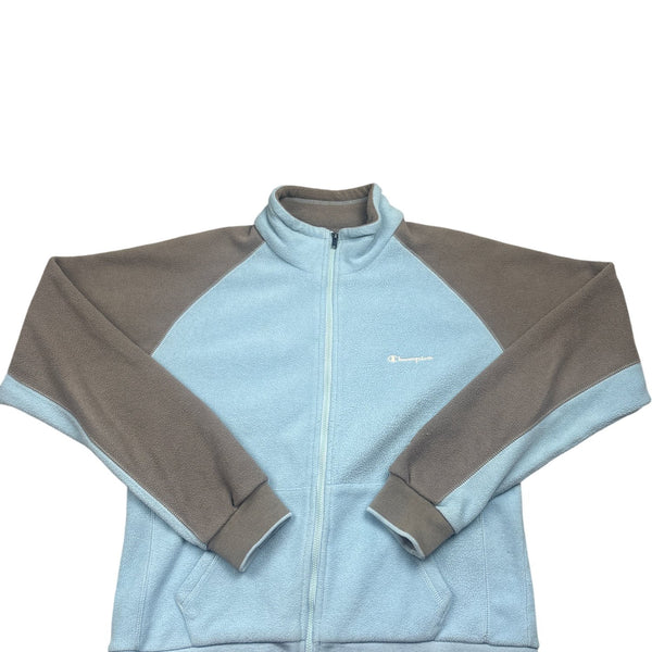 Vintage Blue Champion Fleece Jacket (M)