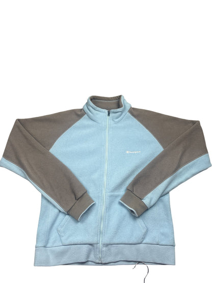 Vintage Blue Champion Fleece Jacket (M)