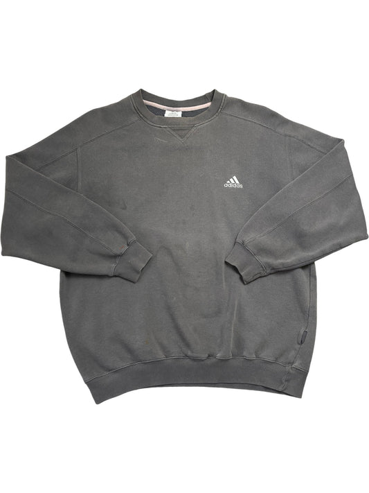 Vintage Grey Adidas Crewneck Sweatshirt (M)