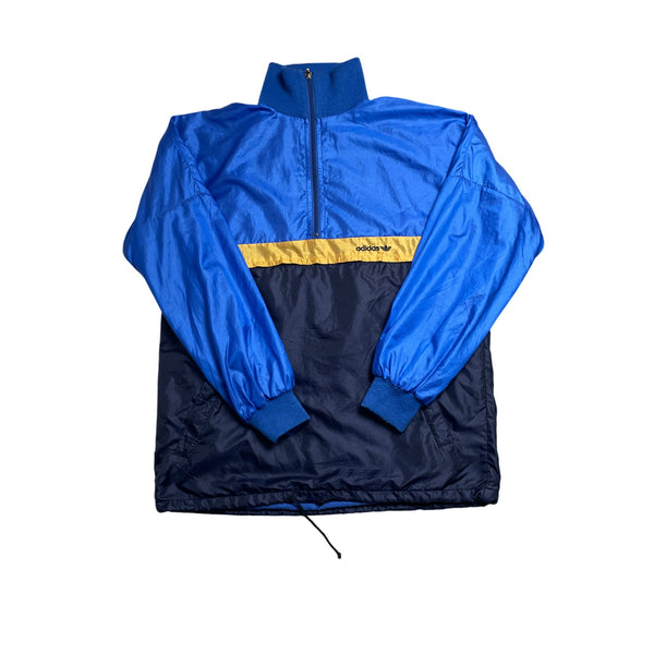 Vintage Blue Adidas Windbreaker Y2K (M)