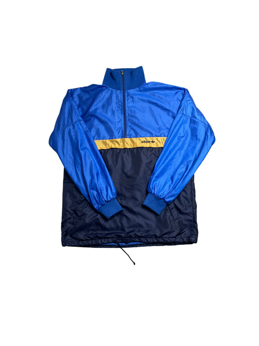 Vintage Blue Adidas Windbreaker Y2K (M)