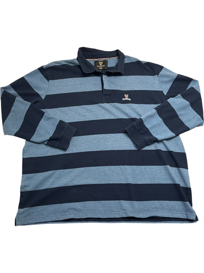 Vintage Blue Guinness Rugby Shirt (XXL)
