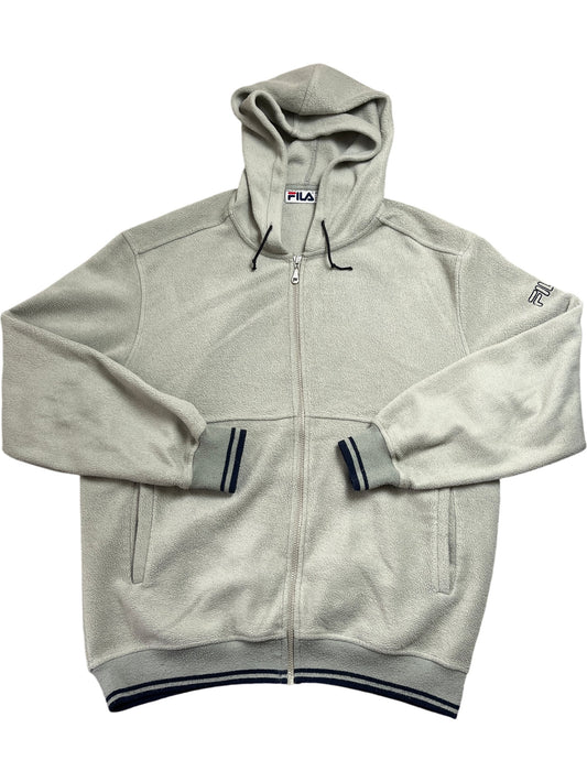 Vintage Green Fila Fleece Hooded 90s (L)