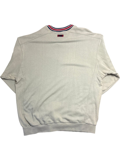 Vintage Beige Nike Sweatshirt Spell-out (L)