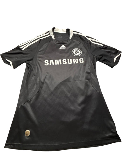 Vintage Black Adidas Chelsea Jersey Lampard (L)