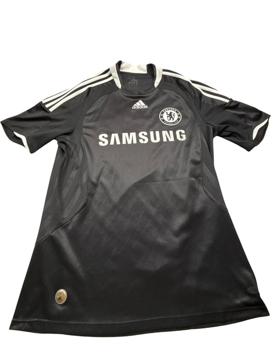 Vintage Black Adidas Chelsea Jersey Lampard (L)