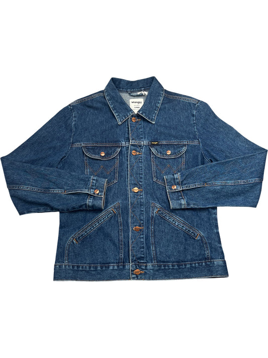 Vintage Blue Wrangler Denim Trucker Jacket (L)