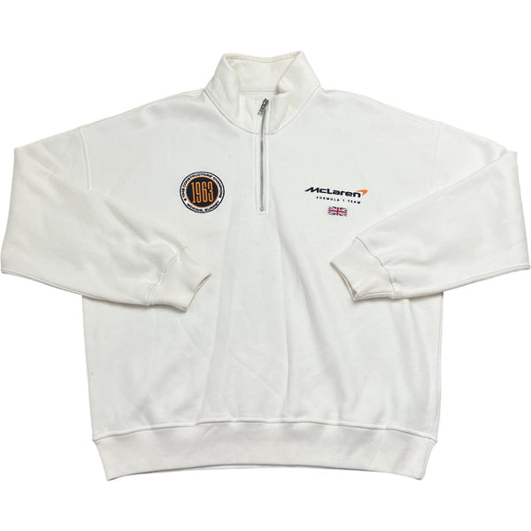 Vintage White McLaren Sweatshirt 1963 Abercrombie & Fitch (S)