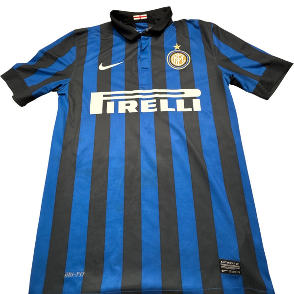 Vintage Blue Nike Inter Milan Jersey Sneijder 90s (S)