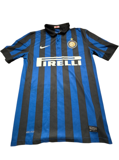 Vintage Blue Nike Inter Milan Jersey Sneijder 90s (S)