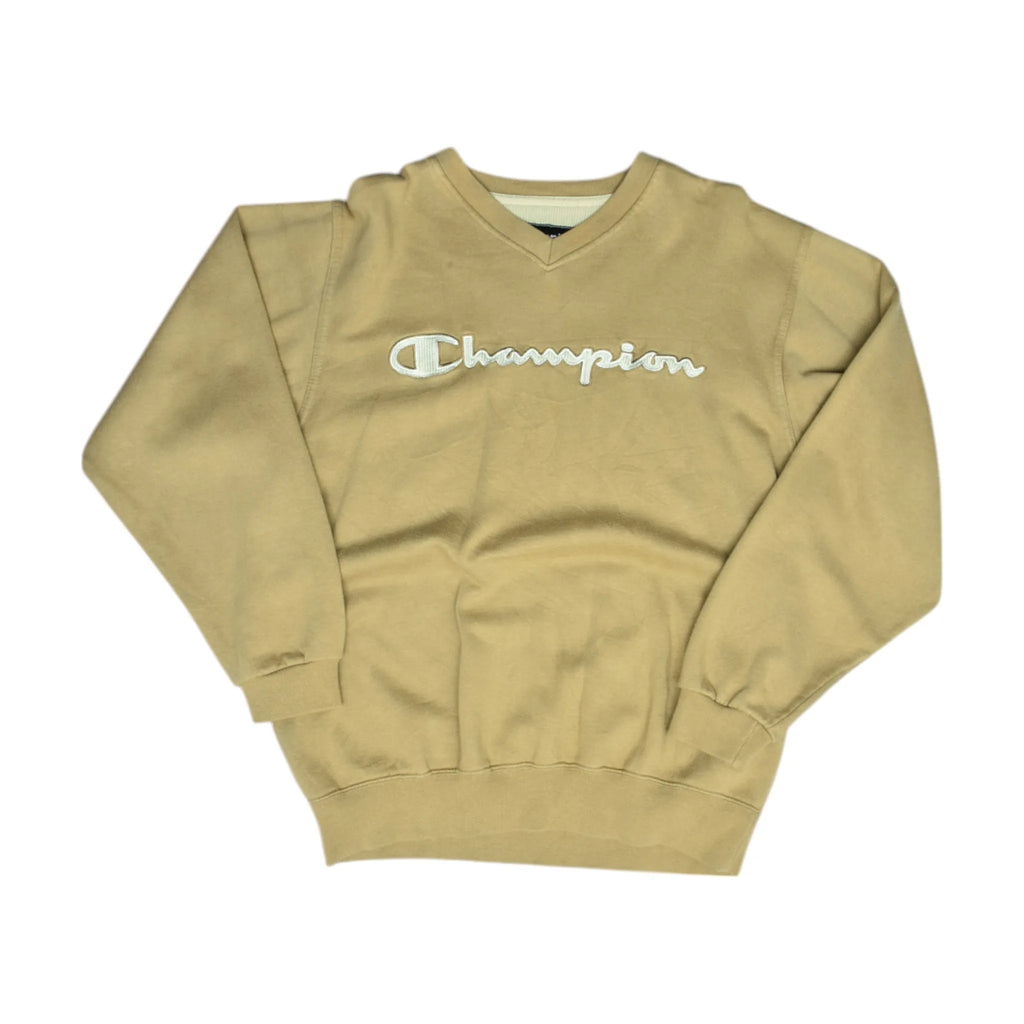 Vintage Beige Champion Sweatshirt (M)