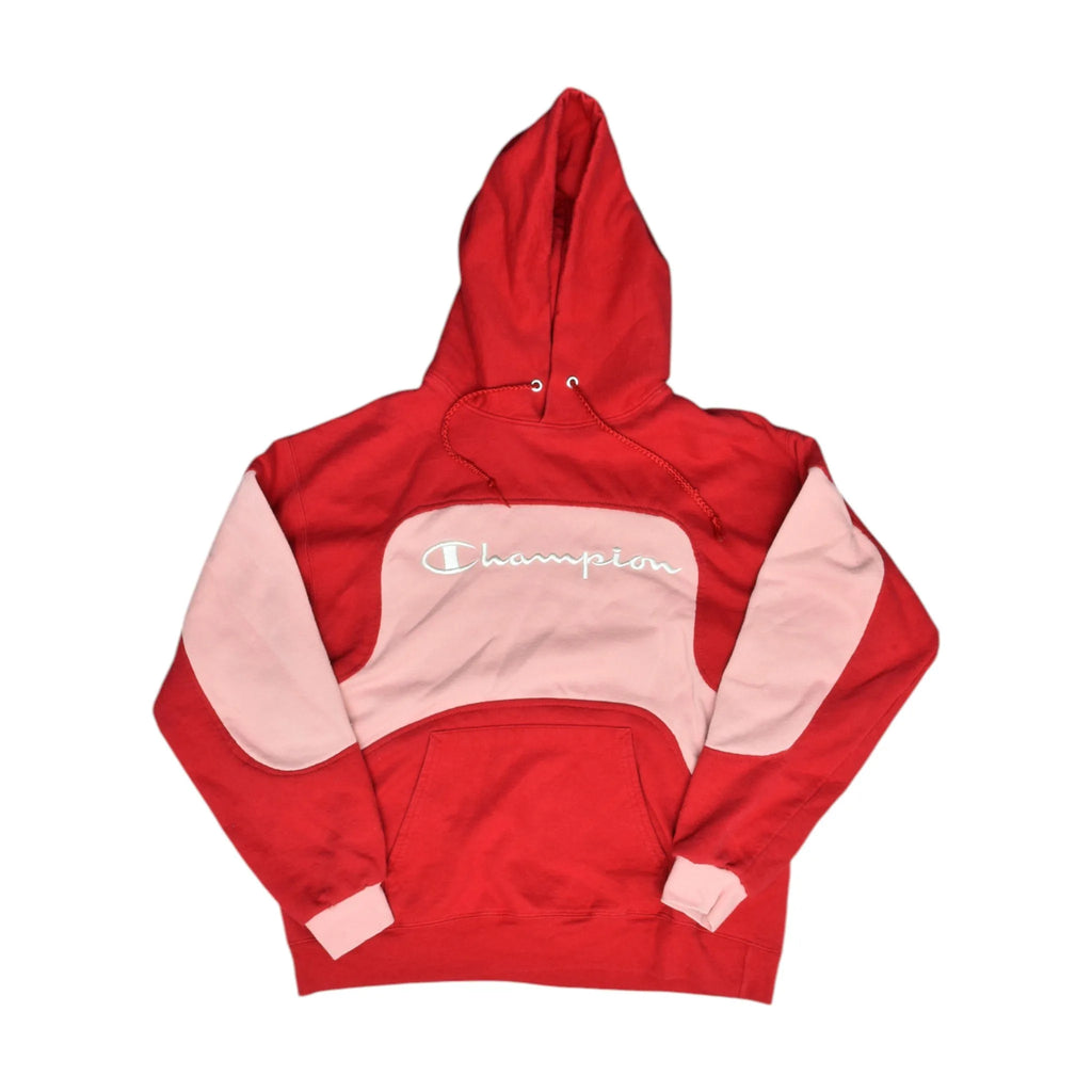 Vintage Red Champion Hoodie (XS)