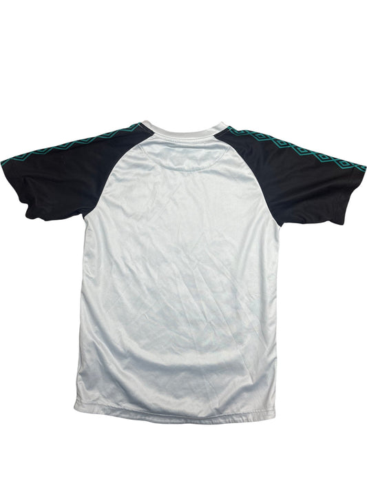 Vintage Black Umbro Soccer Jersey Kids 13-14 (XXS)