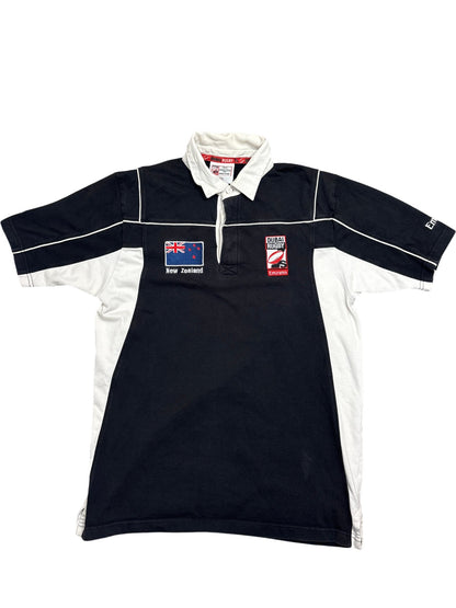 Vintage Black Emirates Rugby Shirt New Zealand (M)