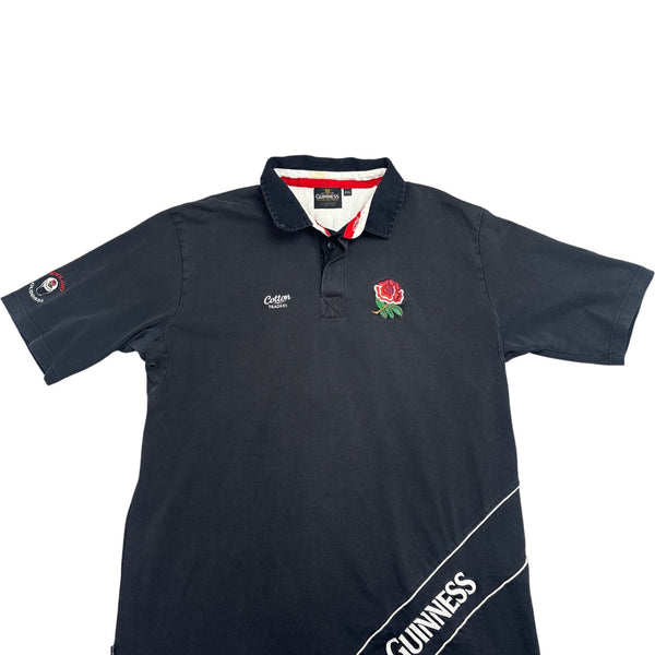 Vintage Black Guinness Polo Shirt (XXL)