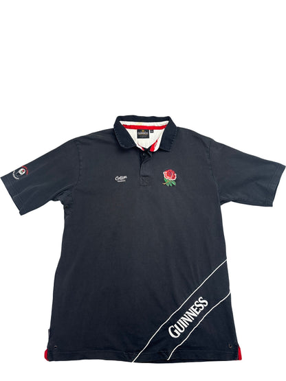 Vintage Black Guinness Polo Shirt (XXL)