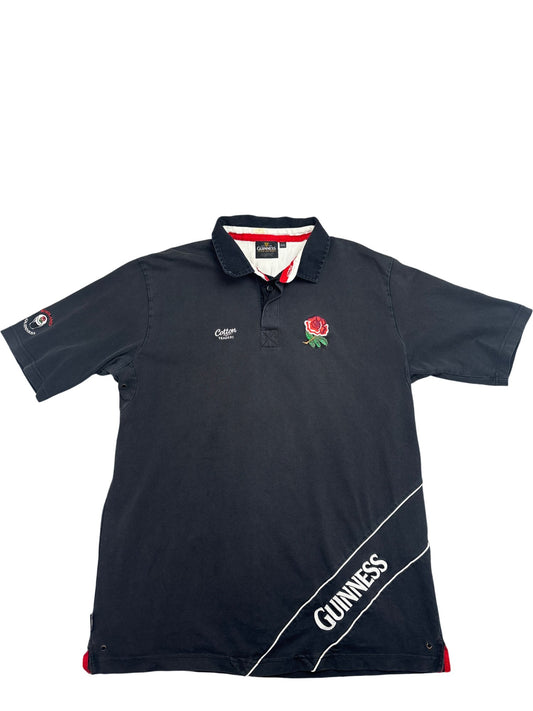 Vintage Black Guinness Polo Shirt (XXL)