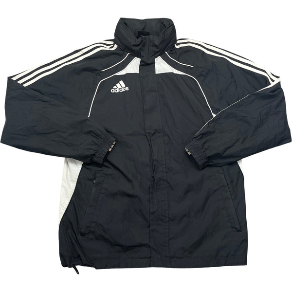 Vintage Black Adidas Windbreaker (M)