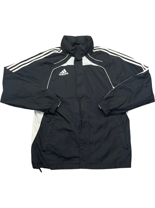 Vintage Black Adidas Windbreaker (M)