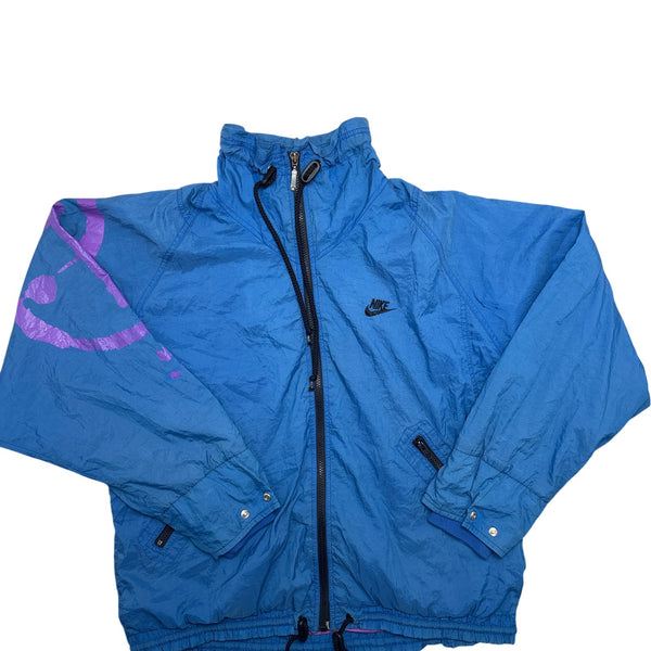 Vintage Blue Nike Windbreaker Y2K (L)