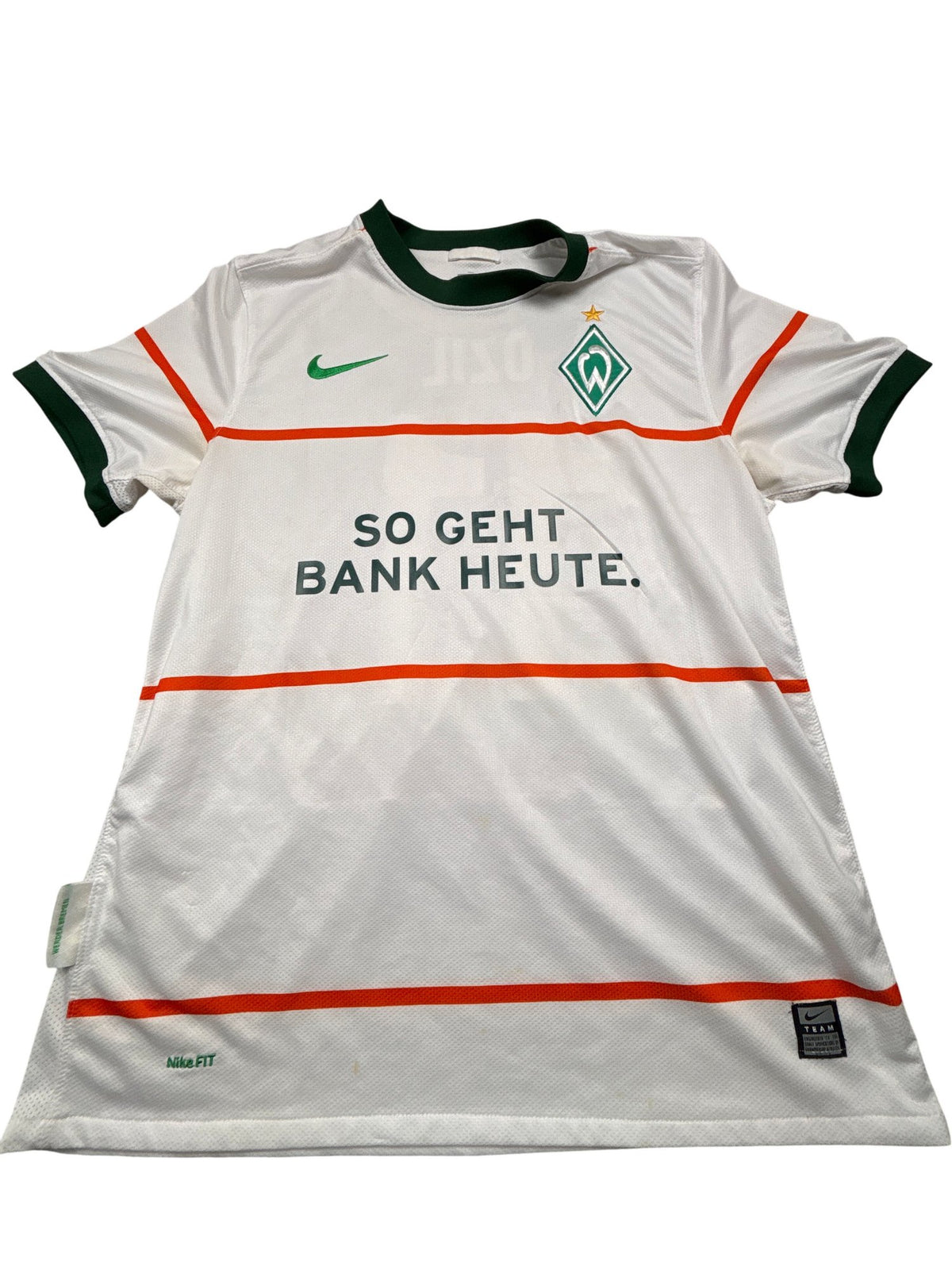 Vintage White Nike Jersey Özil Werder Bremen (M)