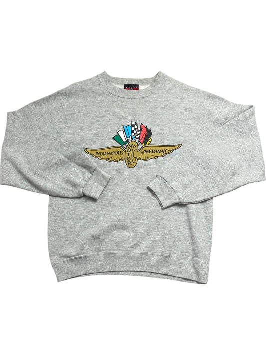 Vintage Grey Champion Crewneck Sweatshirt Indianapolis Speedway (S)