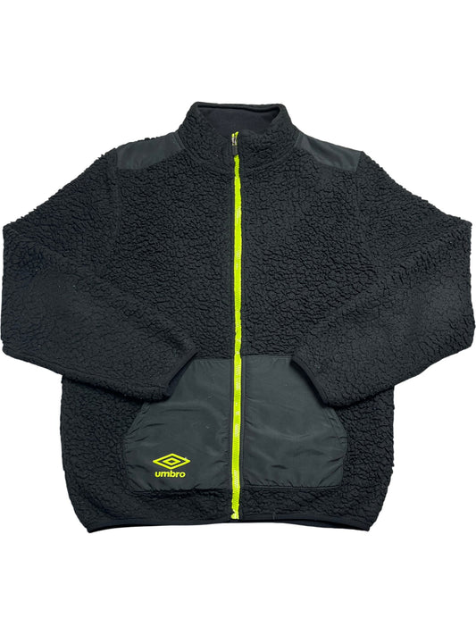 Vintage Black Umbro Fleece Jacket Y2K (L)