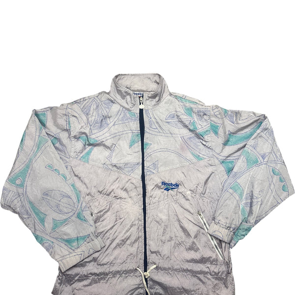 Vintage Grey Reebok Windbreaker 90s (S)
