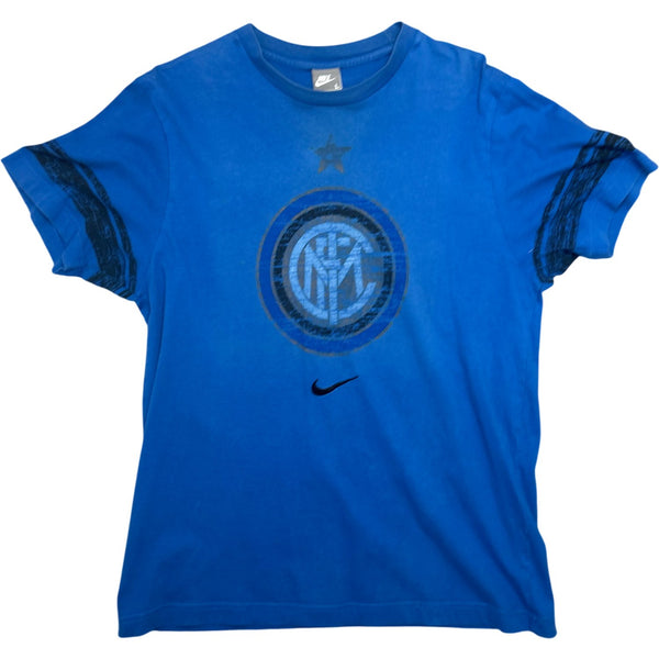 Vintage Blue Nike Inter Milan T-Shirt (L)