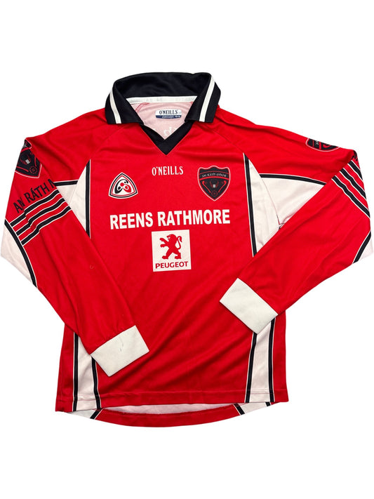 Vintage Red O'Neills Jersey An Ráth Mhór 17 Kids 13-14 (XXS)