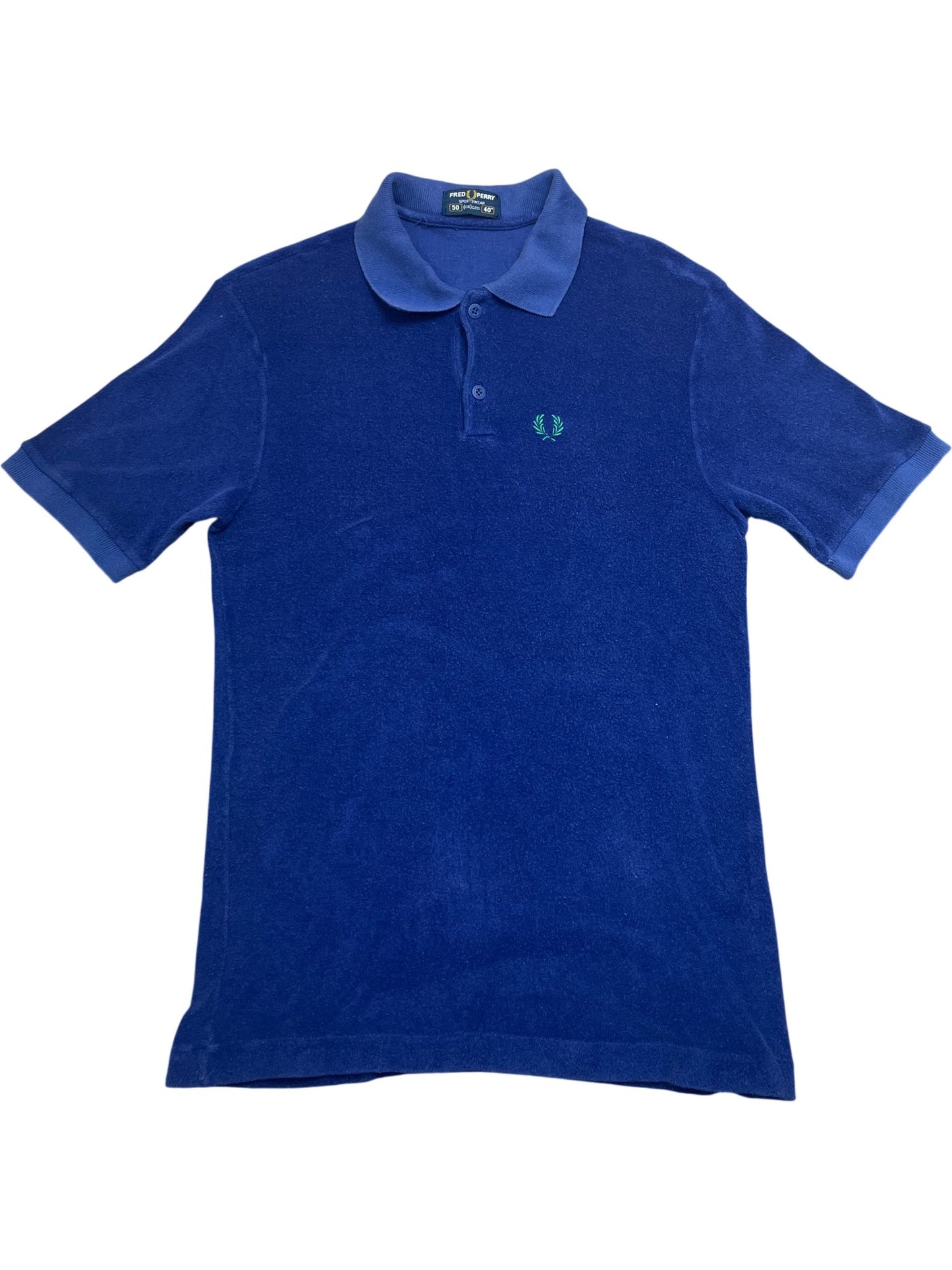 Vintage Blue Fred Perry Polo 90s (L)