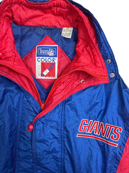 Vintage Blue NFL Giants Windbreaker Jacket 90s (XXL)