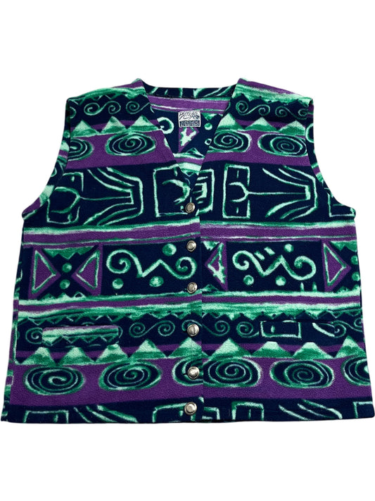 Vintage Green Whack Vintage Vest Hurrigans (M)