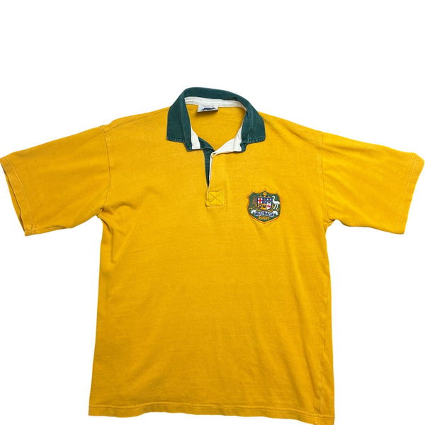 Vintage Yellow Rugby Shirt Australia 90s (M)