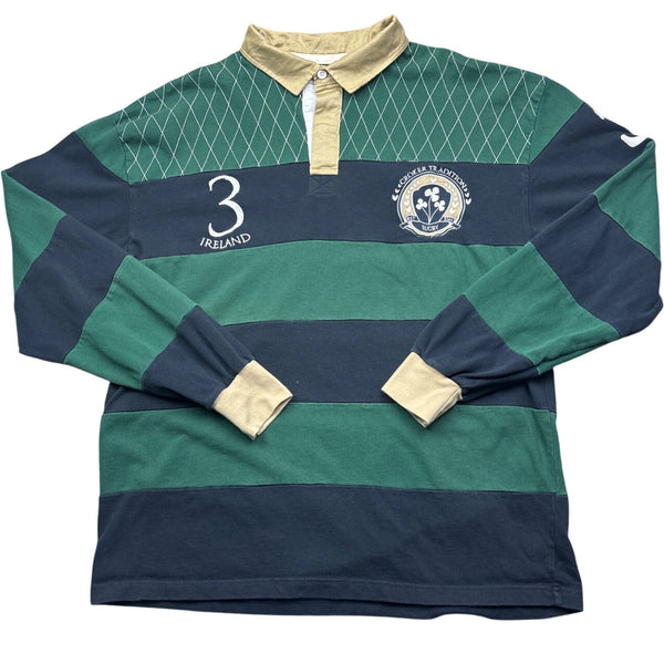 Vintage Green Ireland Rugby Jersey Croker Tradition (XXL)