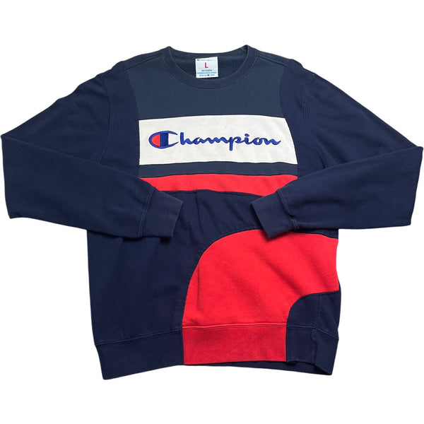 Vintage Navy Champion Sweatshirt (L)