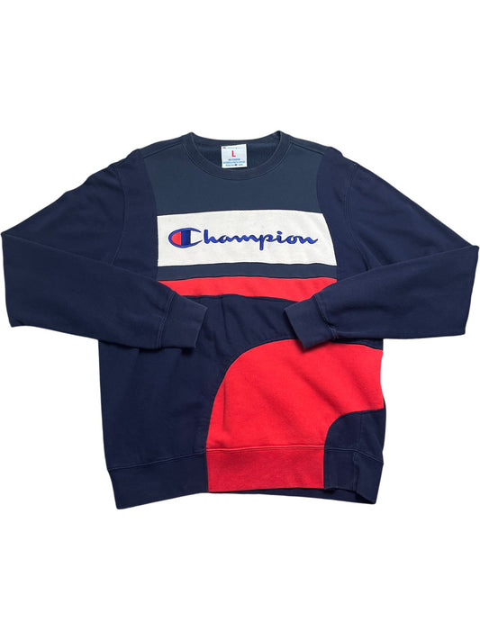 Vintage Navy Champion Sweatshirt (L)