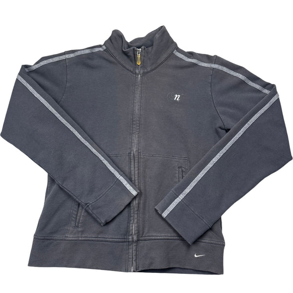 Vintage Grey Nike Track Jacket Y2K (XL)