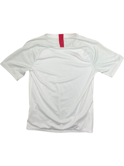 Vintage White Nike T-Shirt PSG Logo (S)