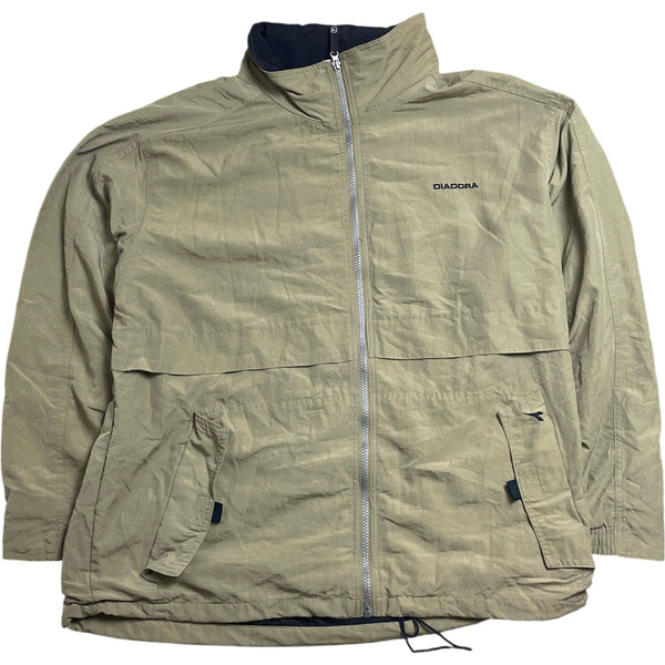 Vintage Khaki Diadora Jacket Diaspora (L)