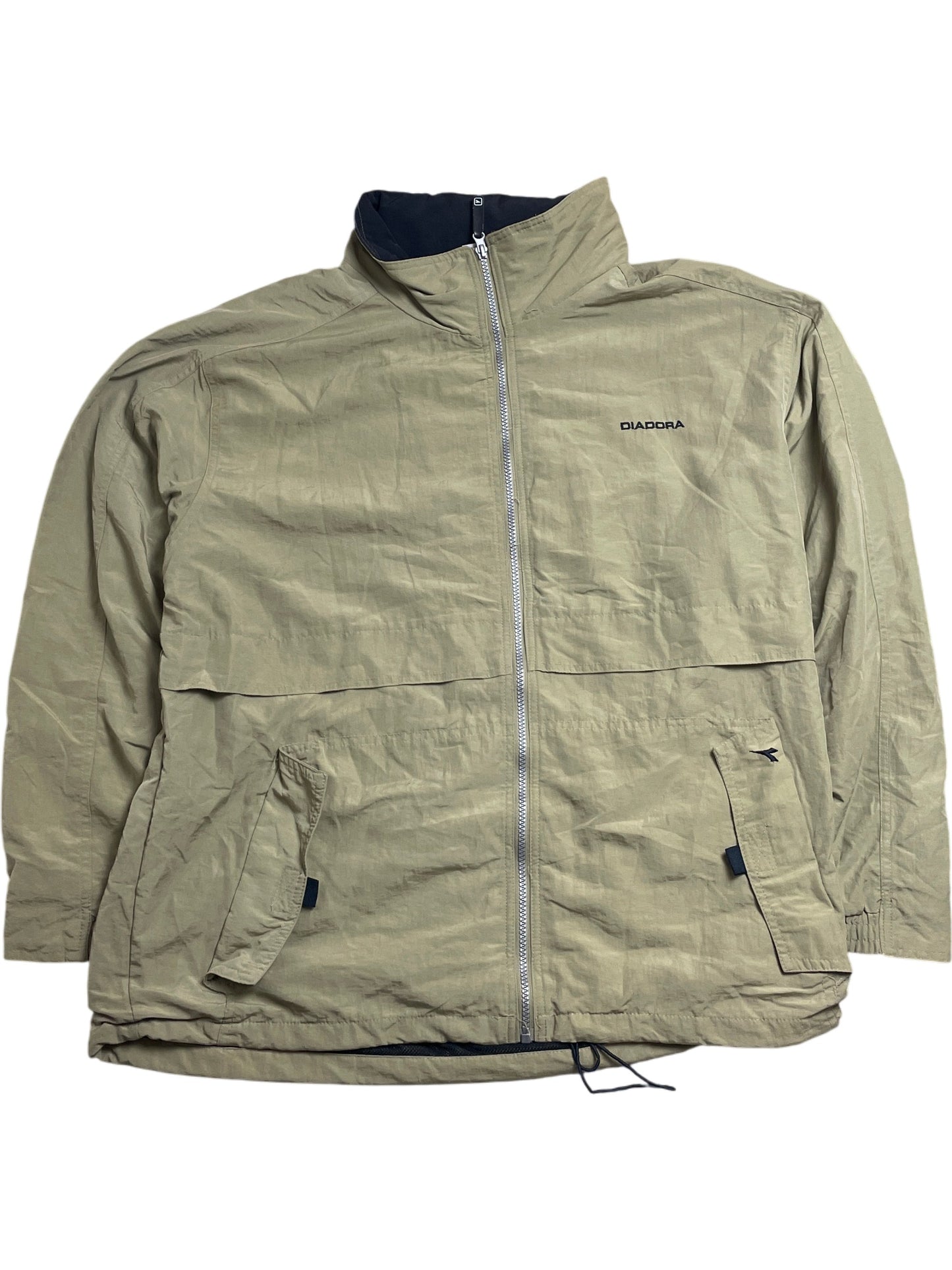 Vintage Khaki Diadora Jacket Diaspora (L)