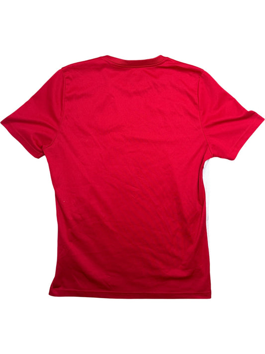 Vintage Red Macron Football Jersey Shelbourne FC (M)