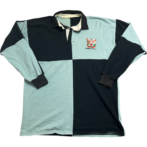 Vintage Blue Cardiff Rugby Shirt (L)