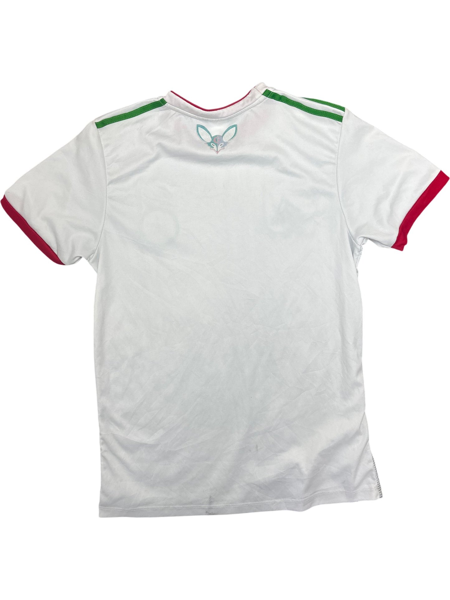 Vintage White Adidas Algeria Football Jersey (M)