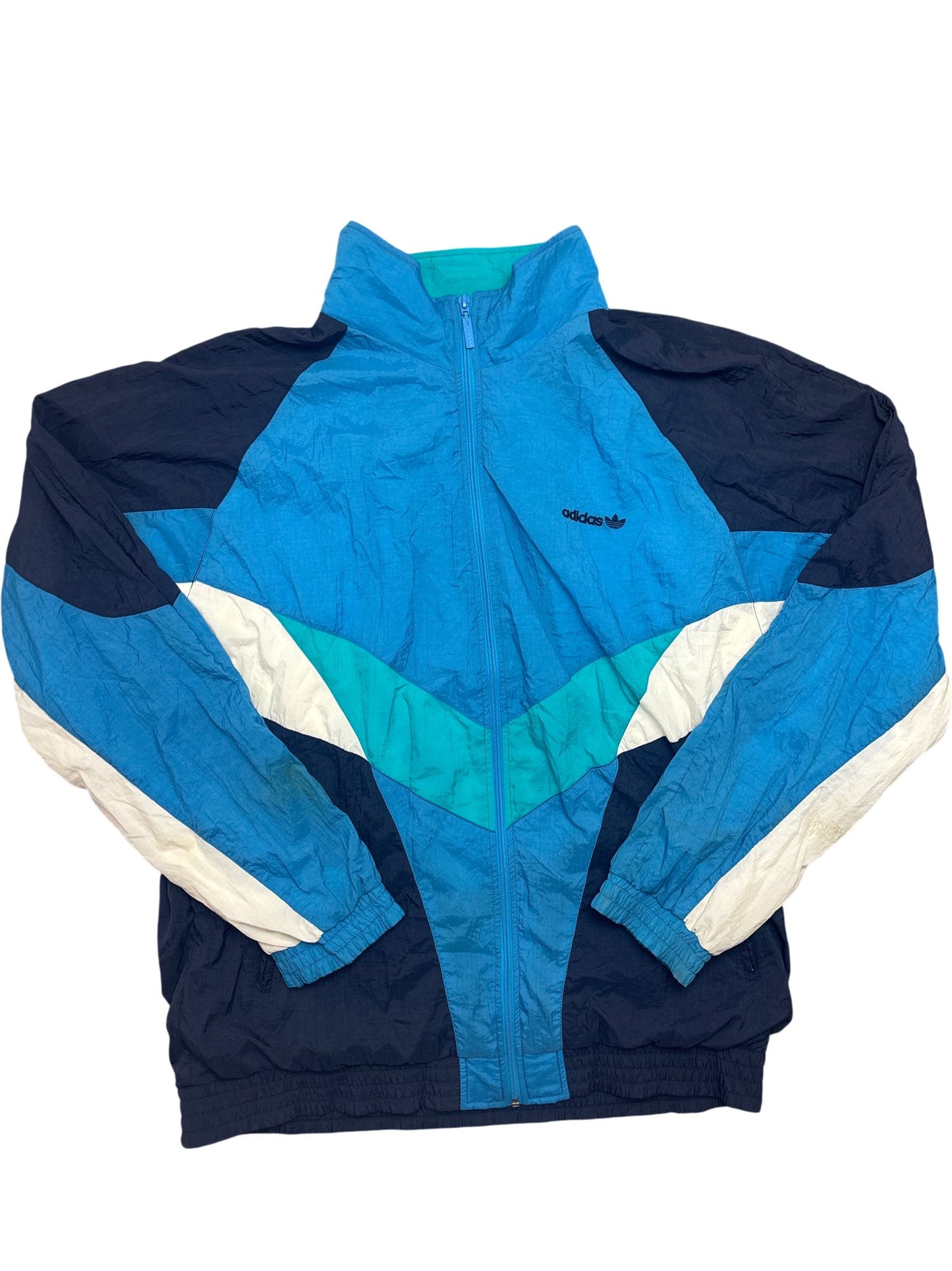 Vintage Blue Adidas Windbreaker 90s (L)